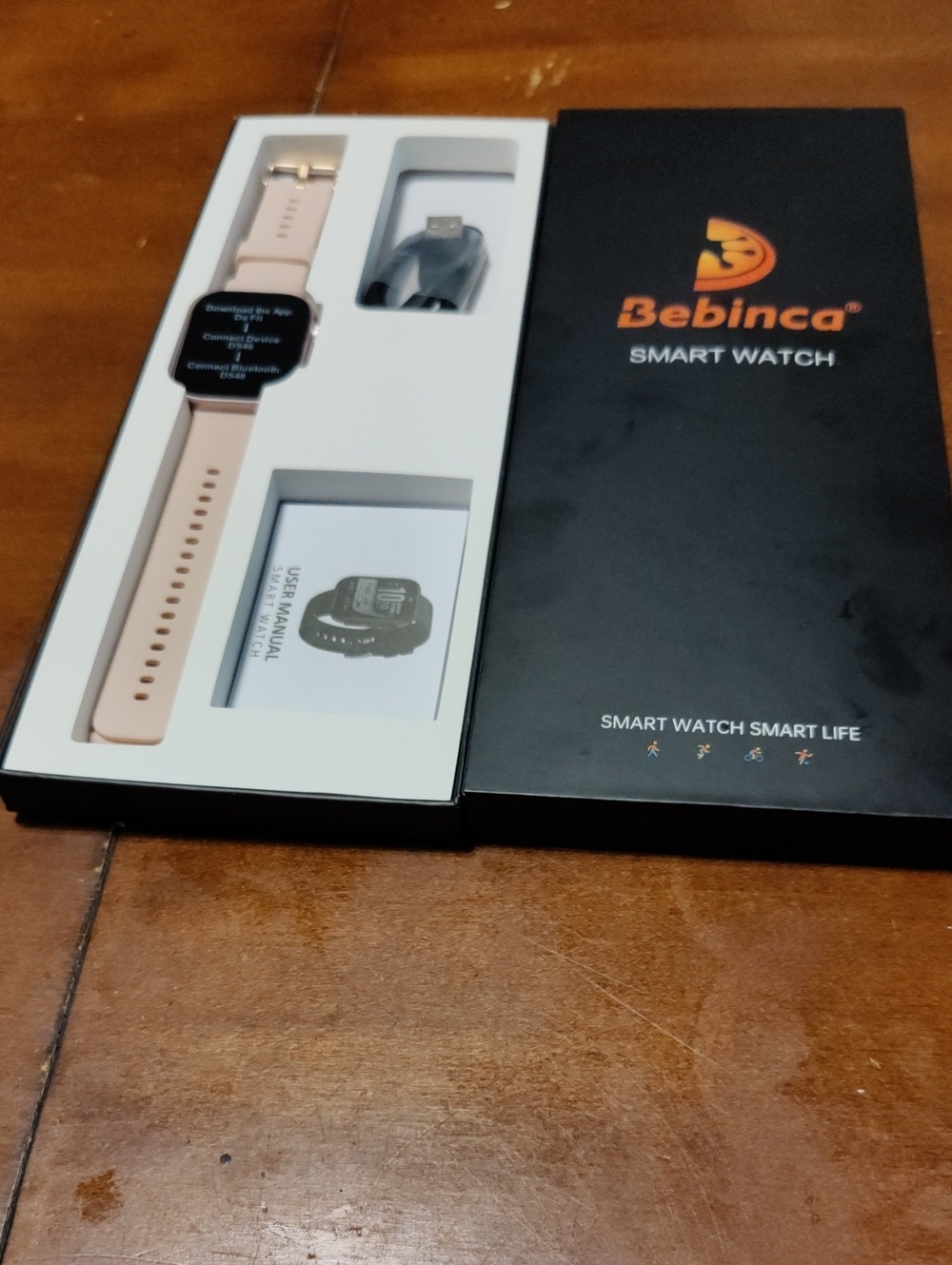 New Inbox Bebinca Pink Smart Watch - Fitness Tracker Wearable